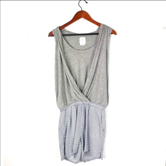 Anthropologie HEI HEI Romper Faux Wrap Rehobooth - Picture 3 of 7